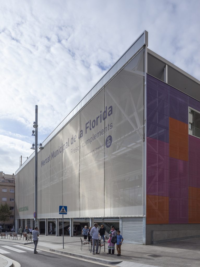 Fachada Mercado de la Florida (Hospitalet del Llobregat) Firsa arquitectura